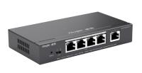  RUIJIE REYEE RG-ES205GC-P 4 PORT GIGABIT+1XGB RJ45 UPLINK L2 CLOUD YÖNETİLEBİLİR 54W POE SWITCH GIGABIT 
